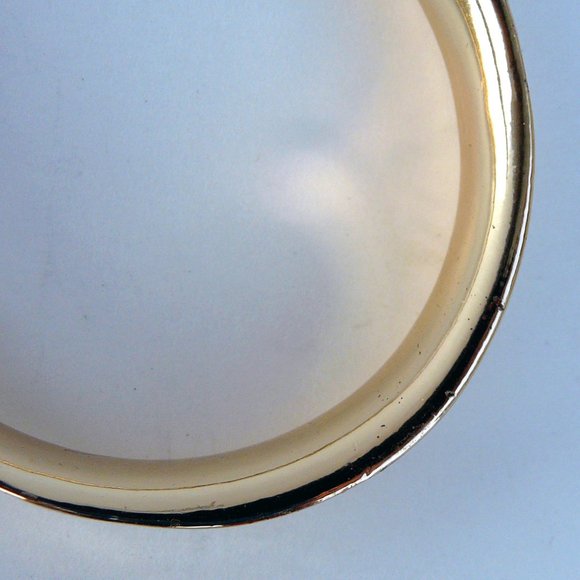 Georg Jensen style mobius bangles, gold tone - Picture 5 of 5